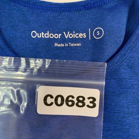 Outdoor Voices S Womens Workout Active Sport Athena Dress Blue Stretch - Picture 4 of 8